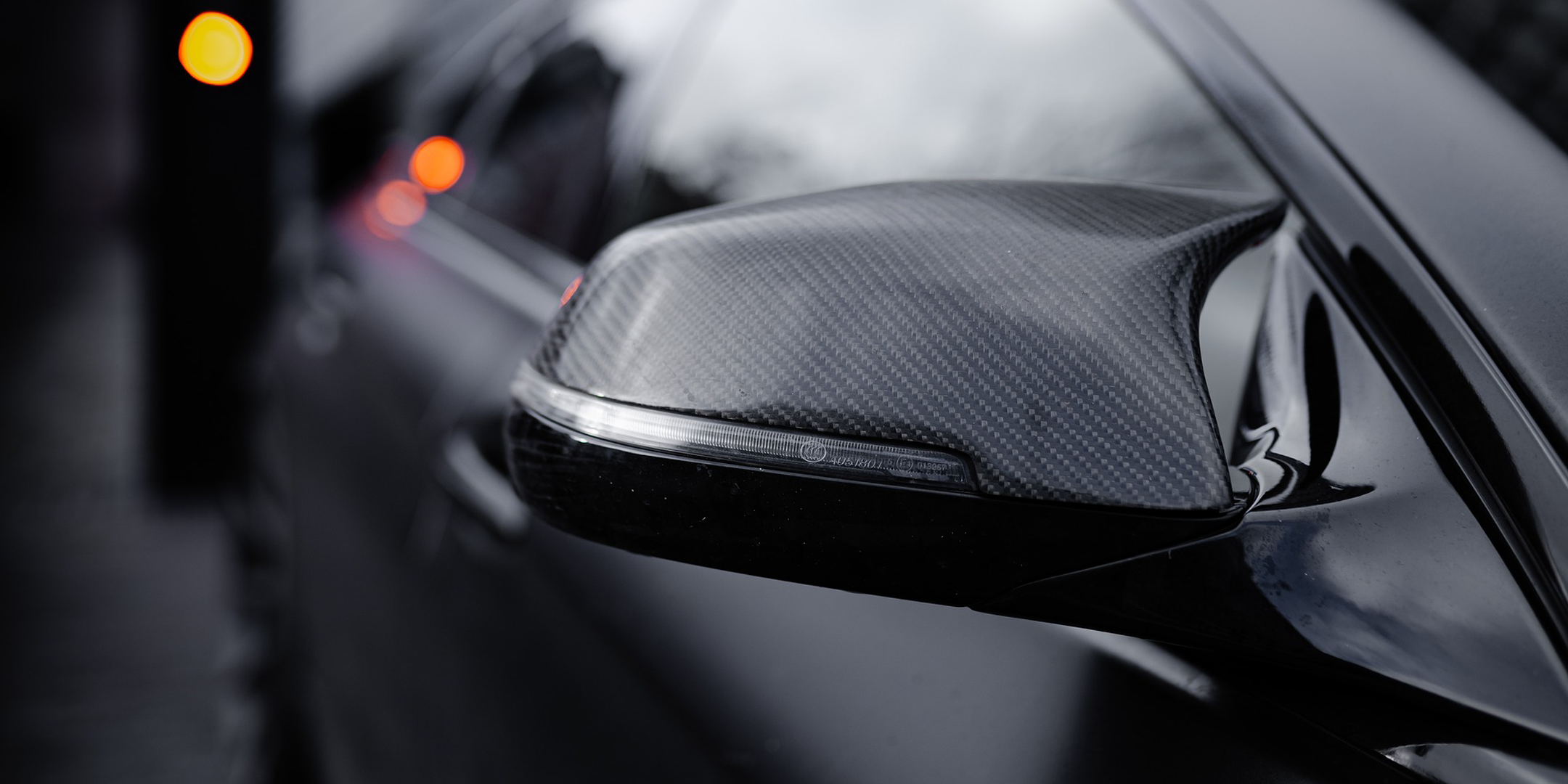 Seitenspiegel Carbon schwarz foliert