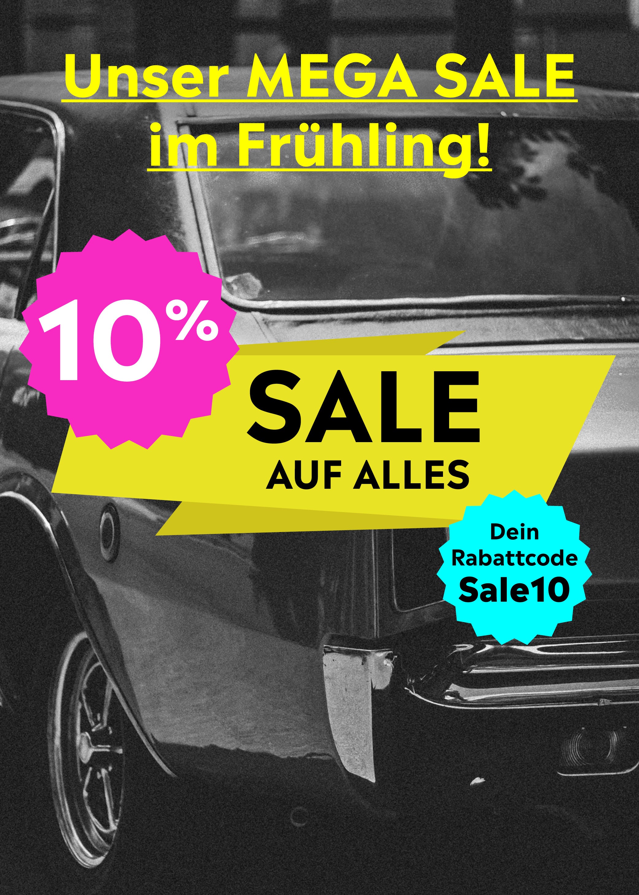 Mega Sale 10% sale auf alles